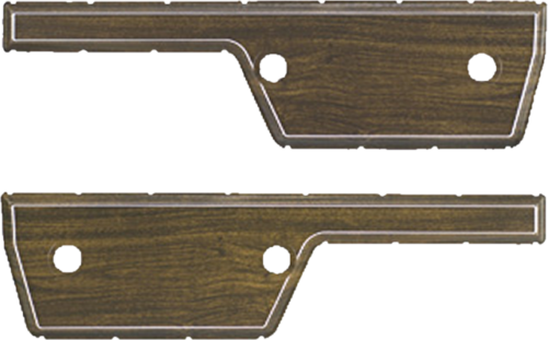 72 Door Panel Inserts (woodgrain) pair