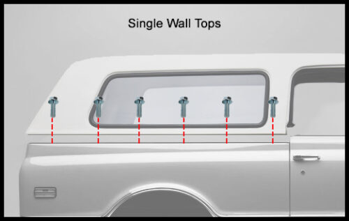 Quarter Window Seal (single wall top) - Image 3